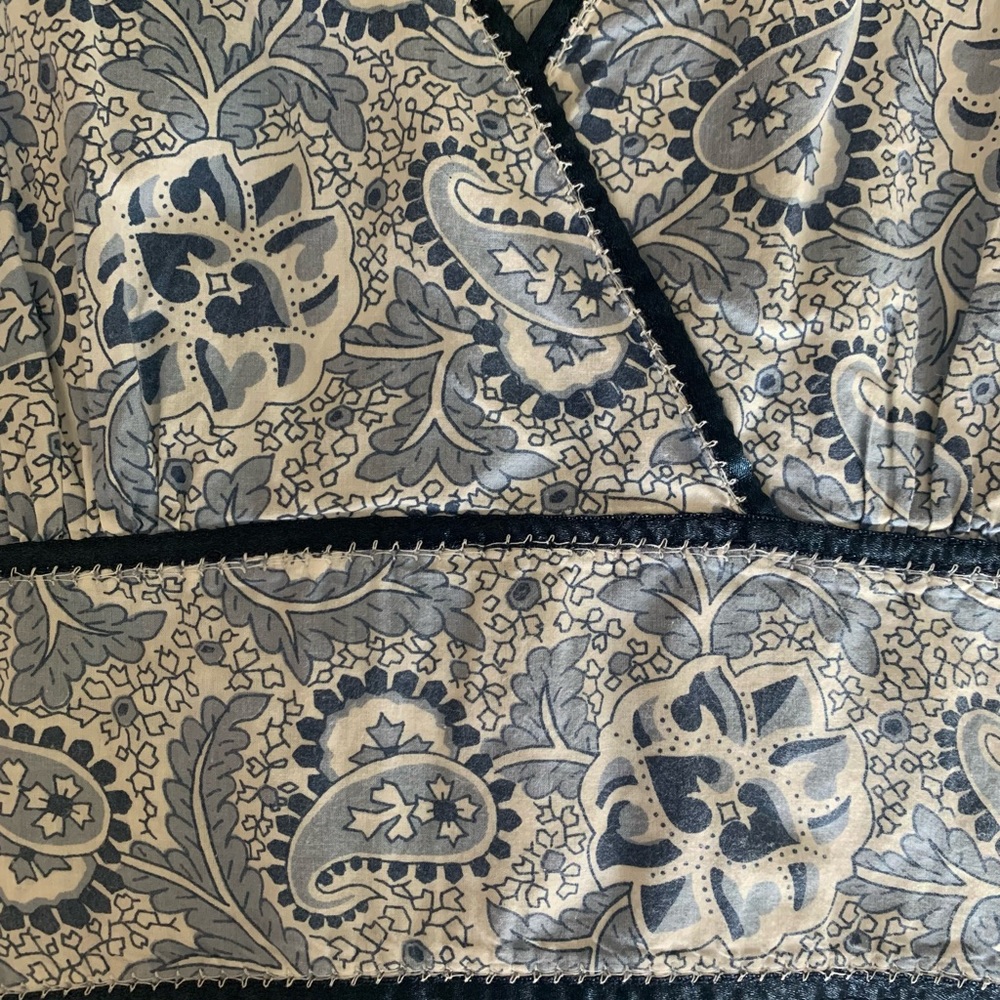 Vintage detailed polo Jeans Co by Ralph Lauren size 2 paisley print dress. - Picture 6 of 11